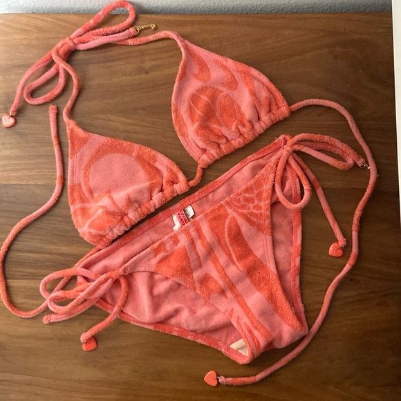 Authentic Juicy Couture bikini swim suit sz petite sm
